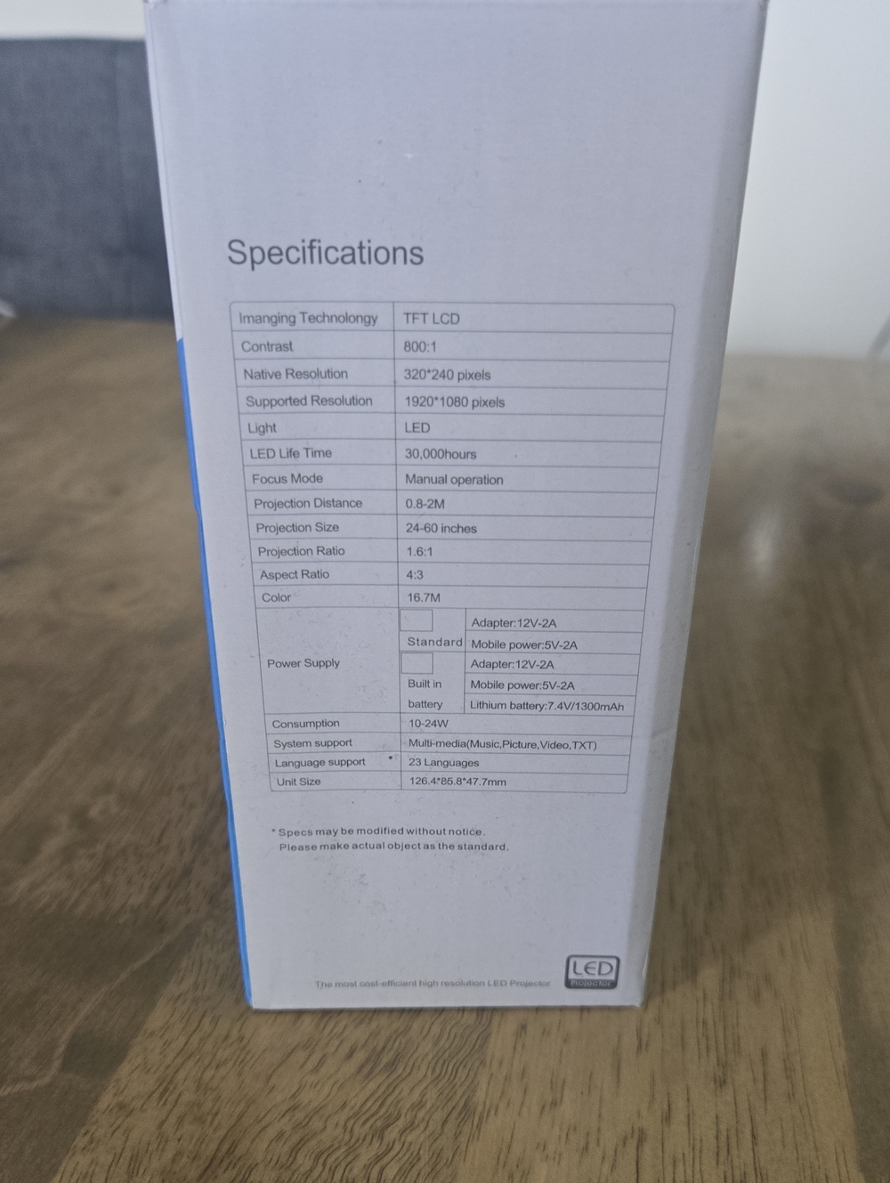 (US)Deeplee Projector - Picture 4 of 5